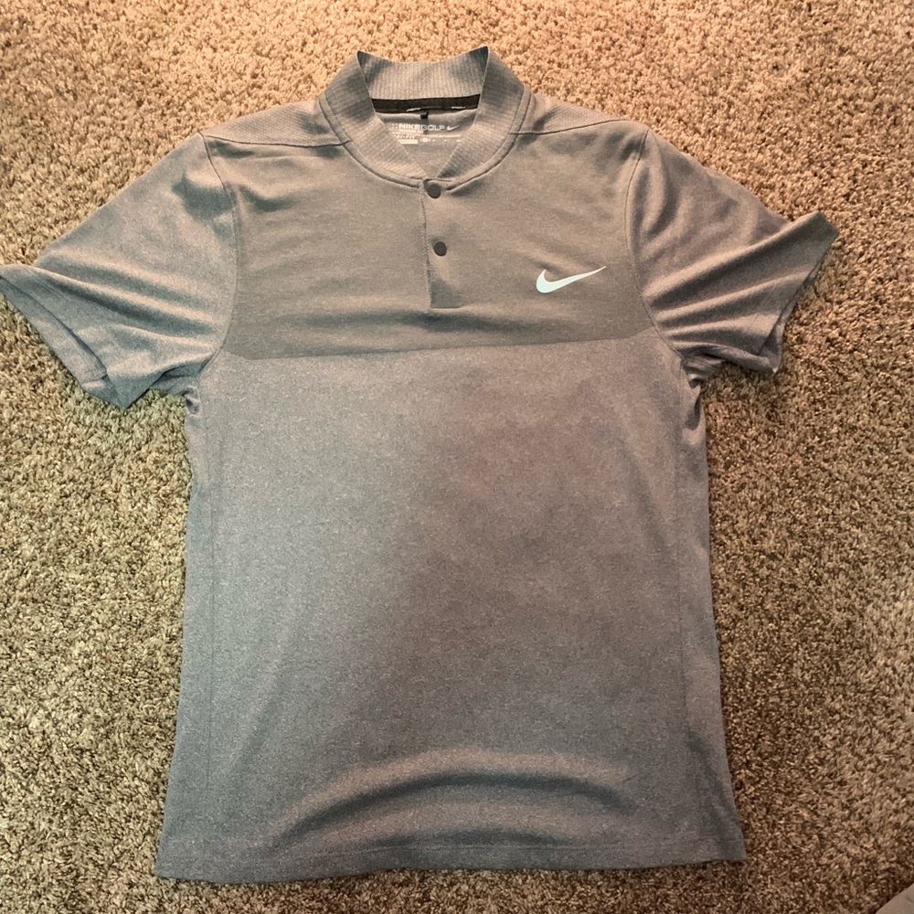 Gray Nike Golf Polo